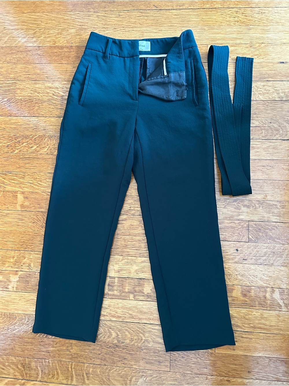Wilfred Tie Front Pant - green